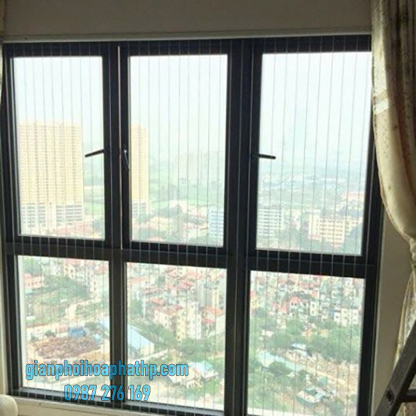 Căn hộ lắp lưới an toàn cửa sổ của Hòa Phát